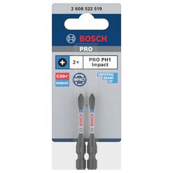 Bosch Accessories 2608522519 2608522519 křížový bit Pohon (šroubovák): 1/4 (6,3 mm) Typ zakončení: křížový PH PH 1