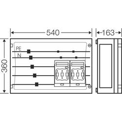 Hensel 68000242 držák NH pojistky 125 A