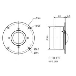 Visaton G 50 FFL - 8 Ohm 2 palec 50 cm reproduktor 120 W 8 Ω