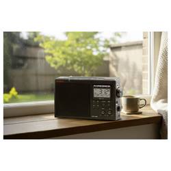 Sangean A500563 stolní rádio, DAB+, AM, FM, DAB+, Bluetooth, černá