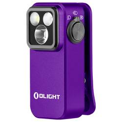 OLight Oclip Pro (Purple) Oclip Pro (Purple) LED mini kapesní svítilna s klipem na opasek 500 lm 144 h 53 g