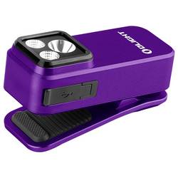 OLight Oclip Pro (Purple) Oclip Pro (Purple) LED mini kapesní svítilna s klipem na opasek 500 lm 144 h 53 g