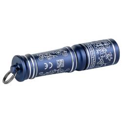 OLight i3E (Blue Porcelain) i3E (Blue Porcelain) LED mini kapesní svítilna velký dosah na baterii 90 lm 19.4 g