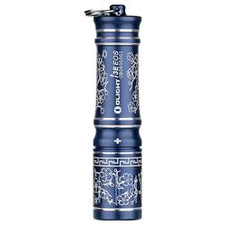 OLight i3E (Blue Porcelain) i3E (Blue Porcelain) LED mini kapesní svítilna velký dosah na baterii 90 lm 19.4 g