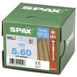 SPAX 0537000500603 R 88192 Zylinderkopf T-STAR šroub do dřeva 5 mm 60 mm T-STAR plus nerezová ocel A2 100 ks