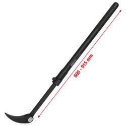 KS Tools 911.8187 Teleskopické kloubové páčidlo, 600-915mm