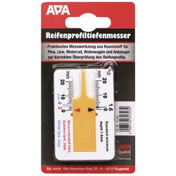 APA 31343 měřič profilu pneumatik analogový Rozsah měření hloubky 0 - 20 mm