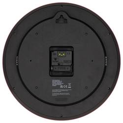 TFA Dostmann 60.3554.06 DCF nástěnné hodiny 50 mm x 320 mm , modrá, tiché hodiny (bez tikání)