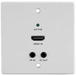 LINDY 70m Cat.6 HDMI 4K60, IR & RS-232 HDBaseT EU Wall Plate Extender, Transmitter HDMI™, infraport extender (prodloužení) 70 m