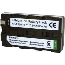 Conrad energy 250467 akumulátor do kamery Náhrada za orig. akumulátor NP-F530, NP-F550, NP-F570 7.2 V 2000 mAh
