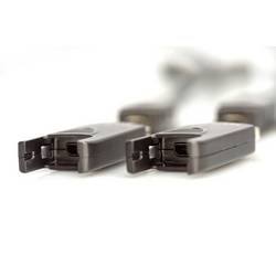 Digitus HDMI kabel Zástrčka HDMI-A 10 m černá AK-330127-100-S 4K UHD, třížilový stíněný, flexibilní provedení, kompletní stínění, stíněný, bez halogenů,