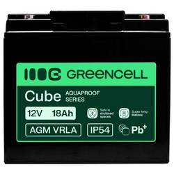 Green Cell GC-AGM12V18AH-H olověný akumulátor olověný se skelným rounem 18 Ah 12 V 1 ks