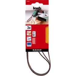 kwb 910504 sada brusného pásu Zrnitost 40 (d x š) 457 mm x 13 mm 3 ks