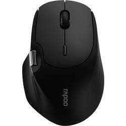 Rapoo MT560 myš, přenos bezdrátový, Bluetooth®, 9 tlačítko, 4000 dpi, černá