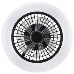 Brilliant G81305/06 LED Deckenleuchte Ventilator 42cm schwarz LED stropní světlo s ventilátorem LED Energetická třída (EEK2021): D (A - G) 20 W černá