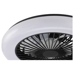 Brilliant G81305/06 LED Deckenleuchte Ventilator 42cm schwarz LED stropní světlo s ventilátorem LED Energetická třída (EEK2021): D (A - G) 20 W černá