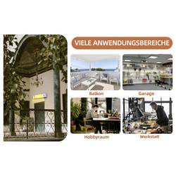 SHX SHX70HS1200 infračervený zářič SHX70HS1200 20 m² stříbrná