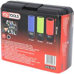 KS Tools 515.1070 sada nástrčných hlavic, 1/2, 515.1070