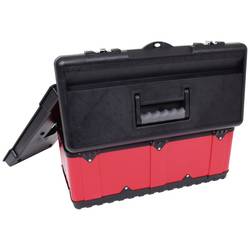 KS Tools 850.0345 box na nářadí, plast, ocelový plech, černočervená