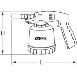 KS Tools 9035901 plynový hořák 650 °C 1 ks
