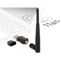 Delock 12462 12462 Wi-Fi anténa 3 dBi 2.4 GHz, 5 GHz