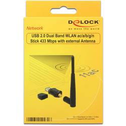 Delock 12462 12462 Wi-Fi anténa 3 dBi 2.4 GHz, 5 GHz