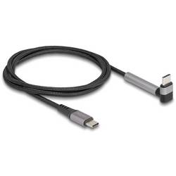 Delock Kabel USB-C USB 2.0 USB-C ® zástrčka, USB-C ® zástrčka 1.50 m černá, šedá 81172
