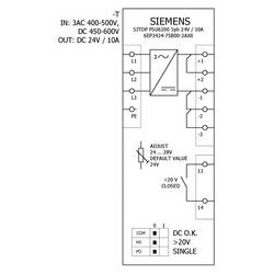 Siemens SITOP PSU6200 6EP3433-7SB00-0AX0 síťový zdroj na DIN lištu, 5 A, 120 W, výstup 1 x