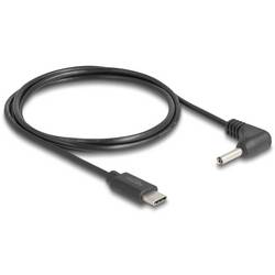 Delock Nabíjecí kabel USB USB-C ® zástrčka, DC zástrčka 3,5 mm 1.50 m černá s USB 85393