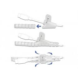 Delock spirálová hadice polyetylén bílá (Ø x v) 20 mm x 2.5 m 1 ks 18840