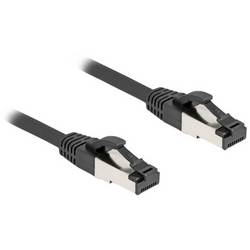 Delock 80574 RJ45 síťové kabely, propojovací kabely CAT 8.1 S/FTP 5.00 m černá 1 ks