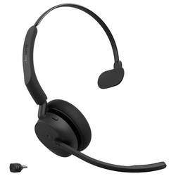 Jabra Evolve3 45 Mono, LINK 390c, MS Headset otevřená (On Ear) Bez kabelu, Bluetooth® černá