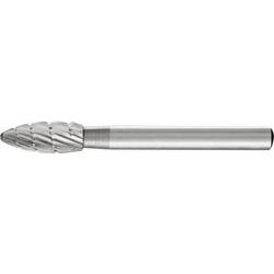 PFERD TOOLS 22407136 frézovací kolík , HSS, plamen, Délka 60 mm, Vnější Ø 8 mm, Pracovní délka 20 mm, Ø hřídele 6 mm, 1 ks
