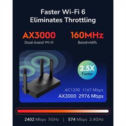 cudy WIRELESS ROUTER CUDY AX3000 router