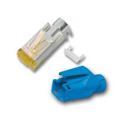 Hirose Electronic H7642.7-50, zástrčka RJ45, modrá, 1 ks