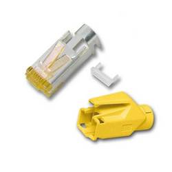 Hirose Electronic H7642.5-50, zástrčka RJ45, žlutá, 1 ks