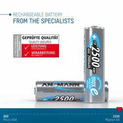 Ansmann maxE HR06 akumulátor AA, Ni-MH, 2500 mAh, 1.2 V, 4 ks