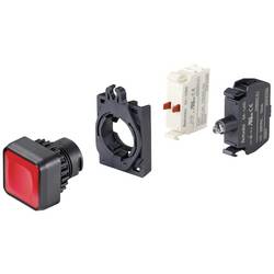 TRU COMPONENTS TC-10344020 S2PRSU-P3R tlačítko čtvercový tvar červená (transparentní) 1 ks