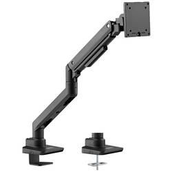 LogiLink BP0168 držák na stůl pro monitor 1 Displej: (s) černá otočný, nastavitelná výška, naklápěcí, otočný, nakláněcí