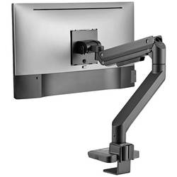 LogiLink BP0168 držák na stůl pro monitor 1 Displej: (s) černá otočný, nastavitelná výška, naklápěcí, otočný, nakláněcí