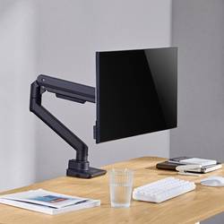 LogiLink BP0168 držák na stůl pro monitor 1 Displej: (s) černá otočný, nastavitelná výška, naklápěcí, otočný, nakláněcí