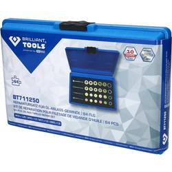 Brilliant Tools BT711250 Sada pro opravu závitů výpustných olejů, 64 ks