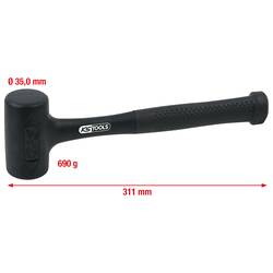 KS Tools 140.5254 Bezodskokové měkké kladivo, 560 g