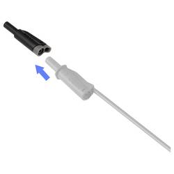 VOLTCRAFT MP-32 schwarz laboratorní zástrčka přírubová zástrčka černá 1 ks Bulk