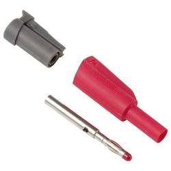 VOLTCRAFT MP-32 rot laboratorní zástrčka přírubová zástrčka červená 1 ks Bulk