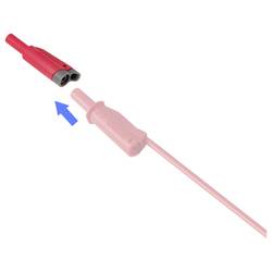 VOLTCRAFT MP-32 rot laboratorní zástrčka přírubová zástrčka červená 1 ks Bulk