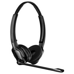 EPOS IMPACT D 30 USB ML Headset otevřená (On Ear) Bez kabelu, DECT stereo černá headset, regulace hlasitosti telefon