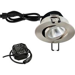 EVN PC650N91340 PC650N91340 LED vestavné svítidlo, LED, pevně vestavěné LED, 8.4 W, nerezová ocel