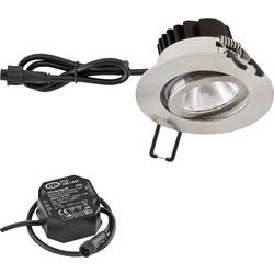 EVN PC650N61302 PC650N61302 LED vestavné svítidlo, LED, pevně vestavěné LED, 6 W, nerezová ocel