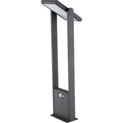 EVN PLS541502 PLS541502 venkovní solární stojanové světlo s PIR senzorem LED pevně vestavěné LED 1.6 W antracitová